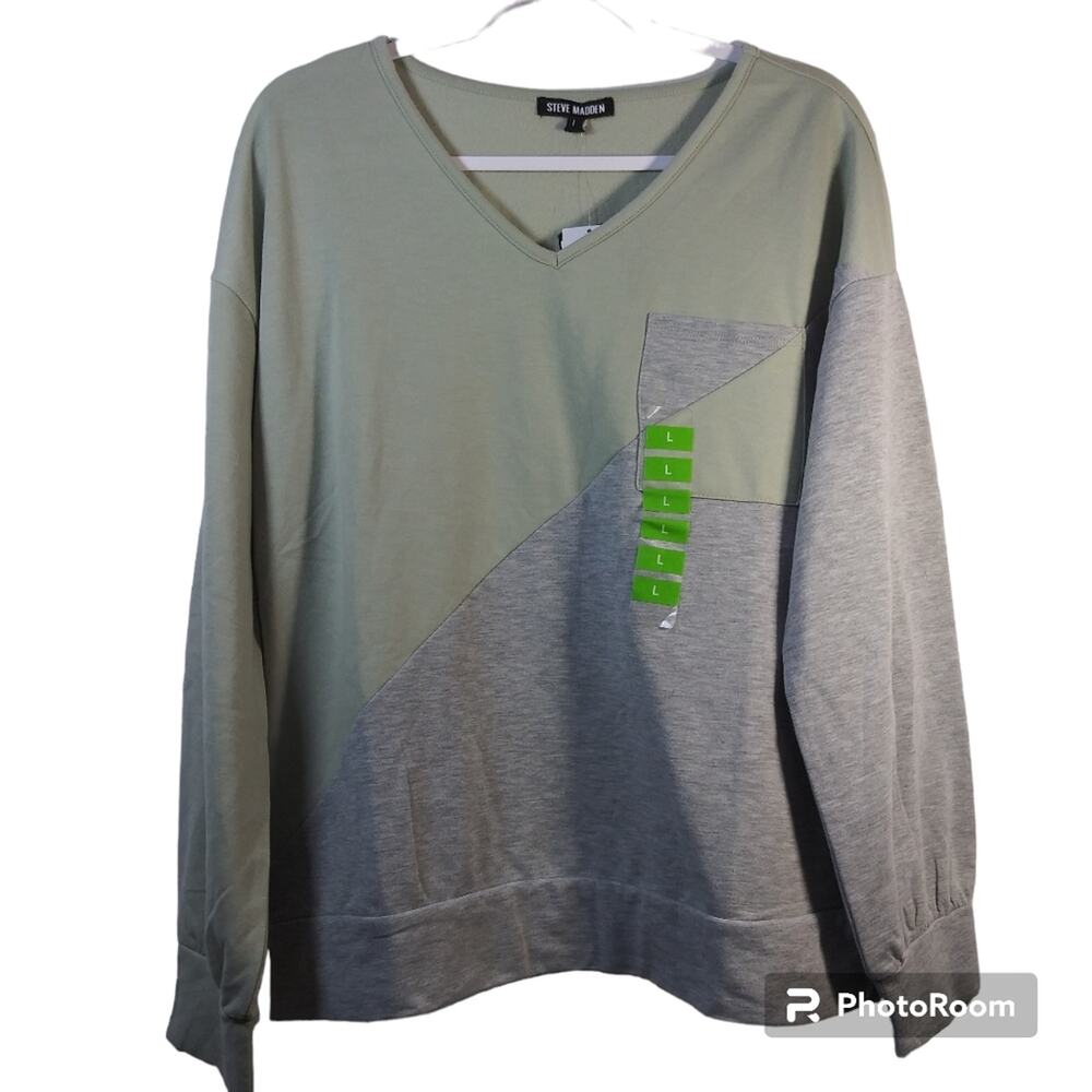Steve Madden Desert Sage Soft Sweatshirt Size L
